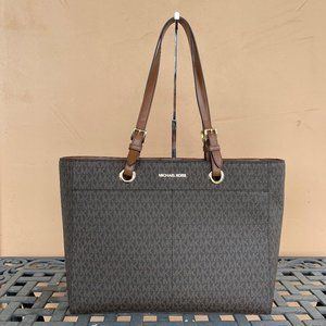 Michael Kors Large Laptop Tote Bag MK Brown